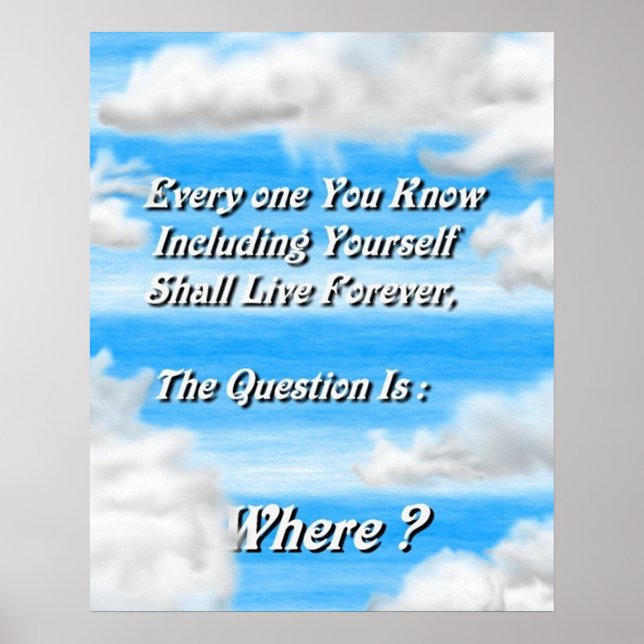 Living Forever Poster (Front)