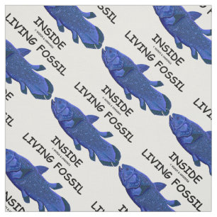 Living Fossil Inside (Coelacanth) Fabric