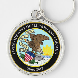 Living History of Illinois and Chicago® Group Key Ring
