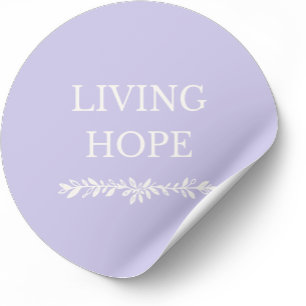 Living Hope – Christian Easter Sticker