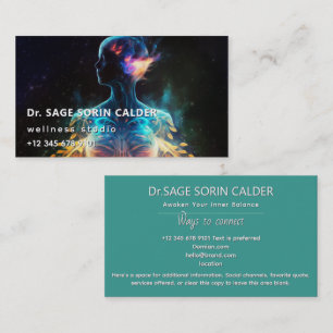 Living Hope   Spiritual Energy Business Card