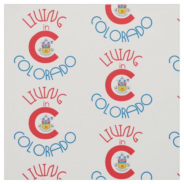 Living in Colorado Fabric (Swatch)