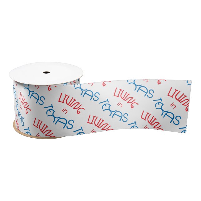 Living in Texas Satin Ribbon (Spool)