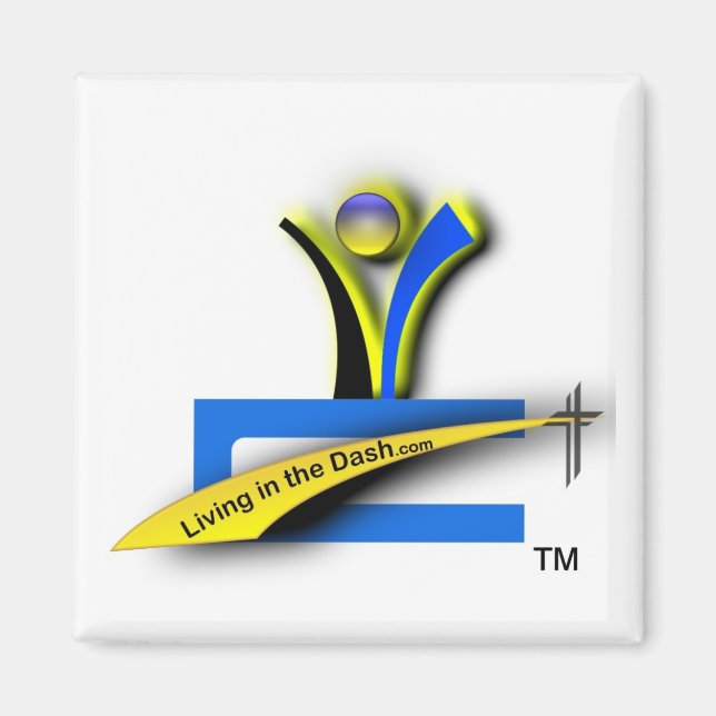 Living in the Dash Square Magnet (Front)