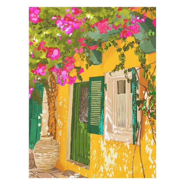 Living in the Sunshine Tablecloth (Front)