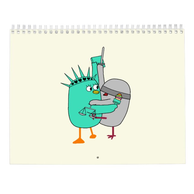 Living in the USA Calendar (Back)