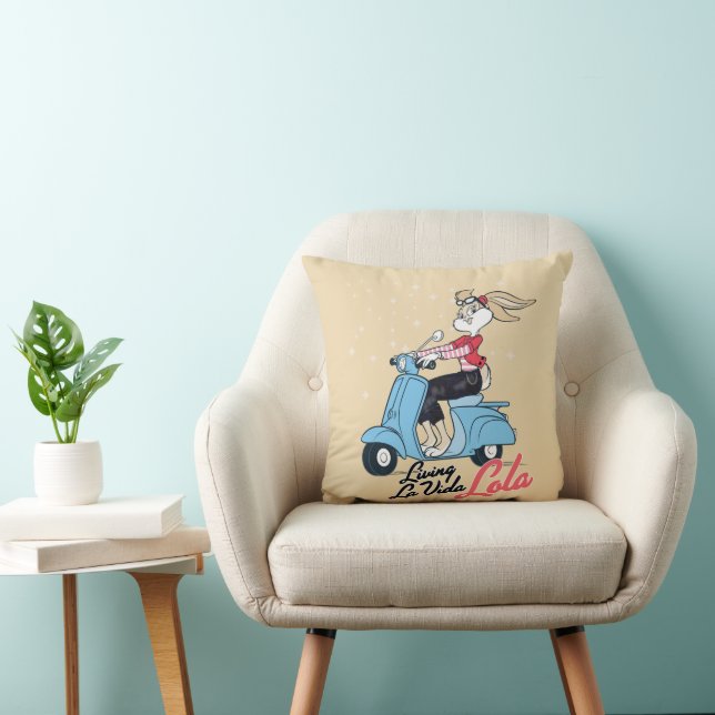 Living La Vida Lola Scooter Graphic Cushion (Chair)