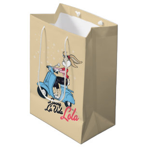 Living La Vida Lola Scooter Graphic Medium Gift Bag