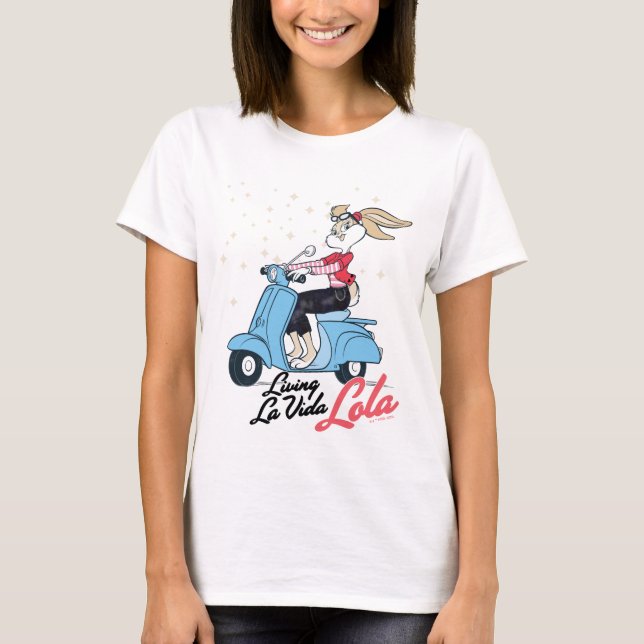 Living La Vida Lola Scooter Graphic T-Shirt (Front)