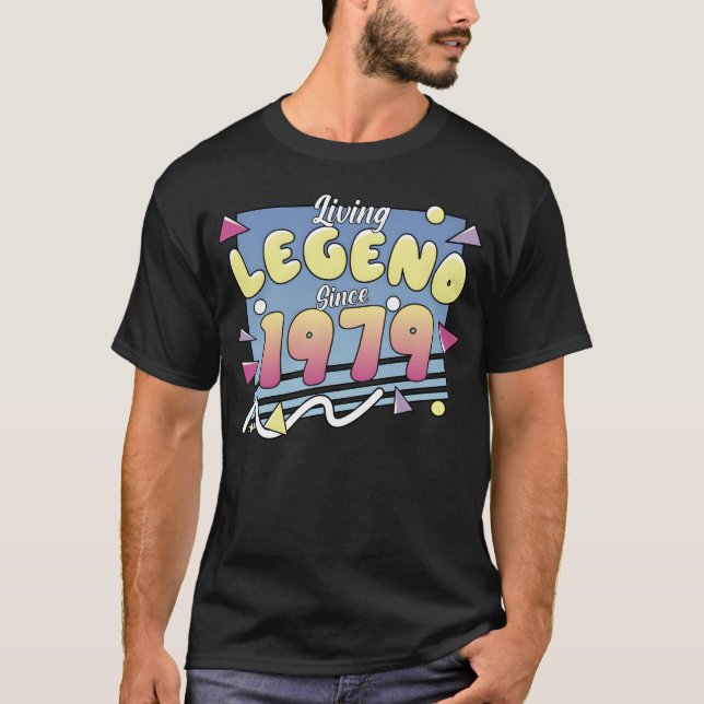 Living Legend Since 1979 80shemed Birthday gift T-Shirt (Front)