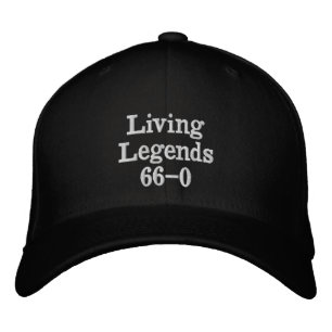 living legends 66-0 Men's Black Embroidered Hat