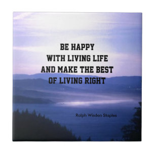 Living life ceramic tile