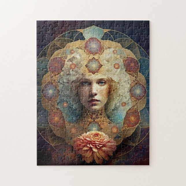 Living Mandala Visionary Art Jigsaw Puzzle (Vertical)
