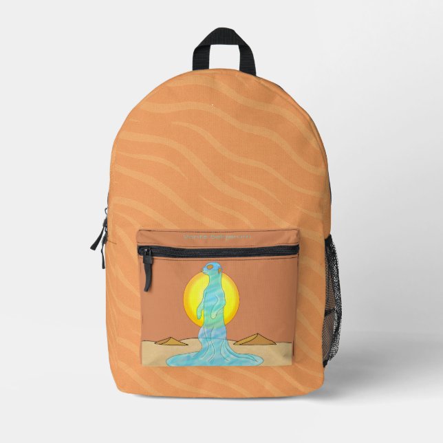 Living Mirage Printed Backpack (Front)