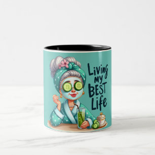 Living my best life mug