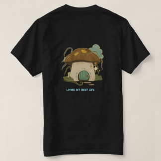 Living My Best Life Mushroom Cottagecore T-Shirt