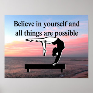 LIVING MY GYMNASTICS DREAM POSTER