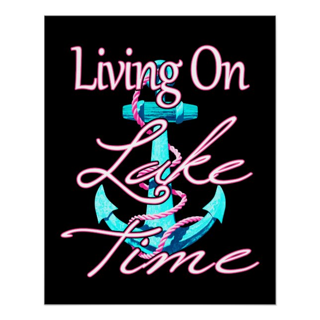 Living On Lake Time Poster (Front)