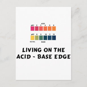 Living on the Acid / Base Edge Postcard