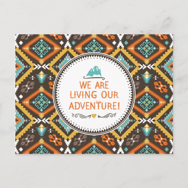 Living Our Adventure Postcard (Front)