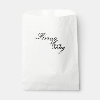 Living Our Love Song Favour Bag