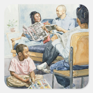 Living Room Serenades 2003 Square Sticker
