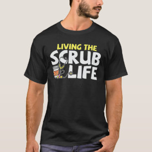 Living Scrub Nurse Life Nurses Day Week Humour Fun T-Shirt