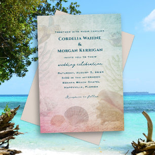 Living Seas Wedding Celebration Invitation