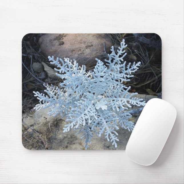 Living Snowflake -  Mouse Pad (With Mouse)