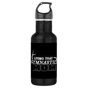 Living That Gymnastics Mum, Gymnastics Lover 532 Ml Water Bottle