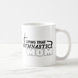Living That Gymnastics Mum, Gymnastics Lover Coffee Mug
