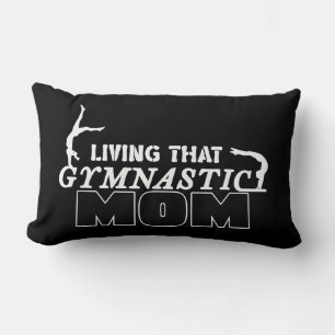 Living That Gymnastics Mum, Gymnastics Lover Lumbar Cushion