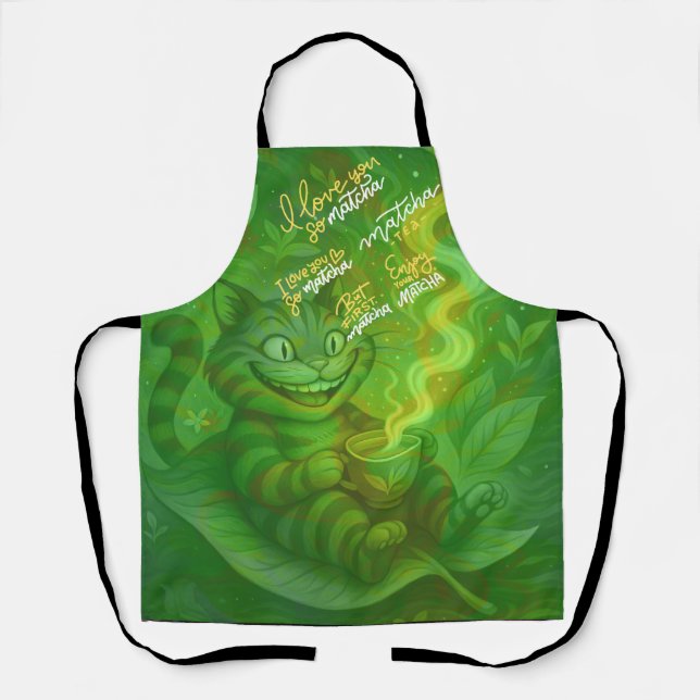 Living That Matcha Life Apron (Front)