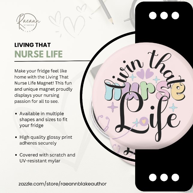 Living That Nurse Life Magnet (Creator Uploaded)