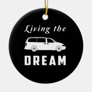 Living the Dream Ceramic Tree Decoration