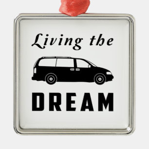 Living the Dream Metal Tree Decoration