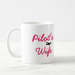 Living the Dream Pilot's Wife Mug