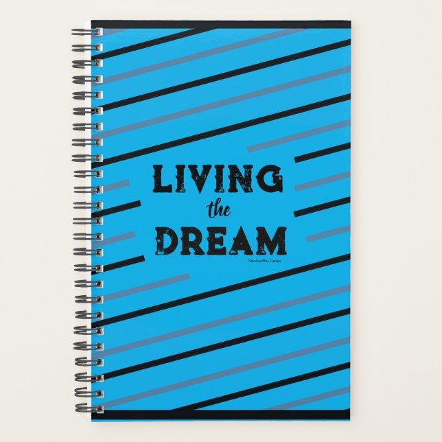 Living the Dream Planner (Blue) (Front)