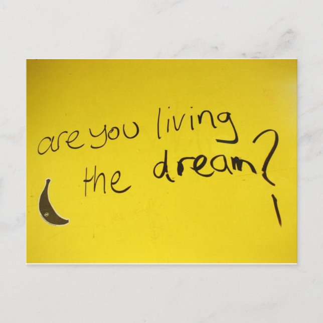 Living the Dream Postcard (Front)