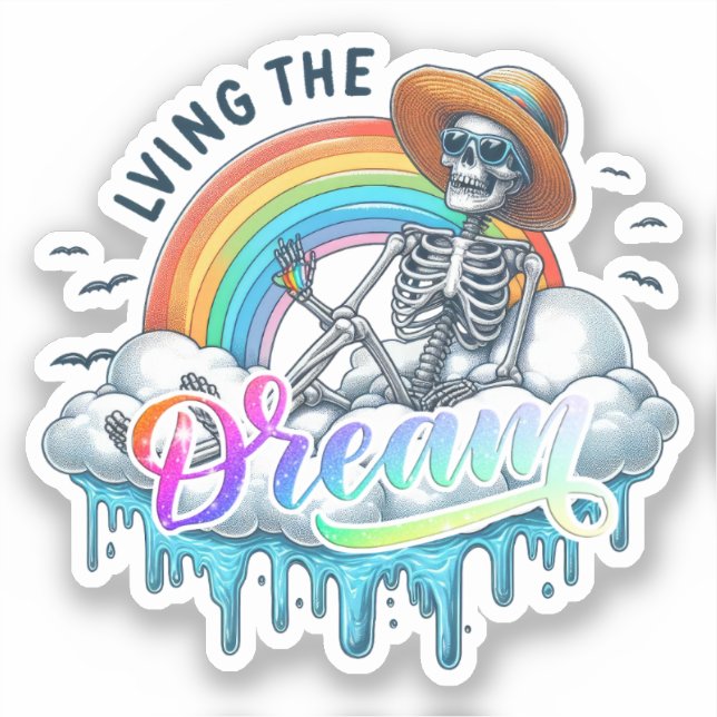 Living The Dream - Skeleton (Front)