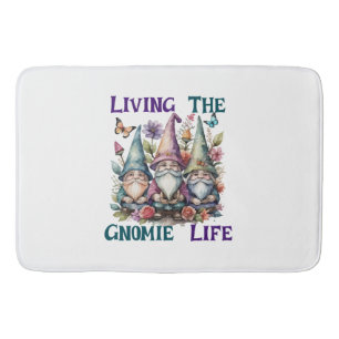 Living The Gnome Life Bath Mat