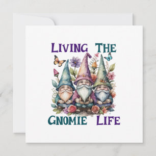 Living The Gnome Life Invitation