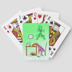 Living the Lymie Life Lyme Disease Playing Cards