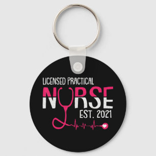 Living The Scrub Life Certified Medical Assistant  Key Ring
