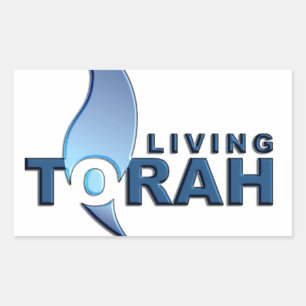 Living Torah Rectangular Sticker