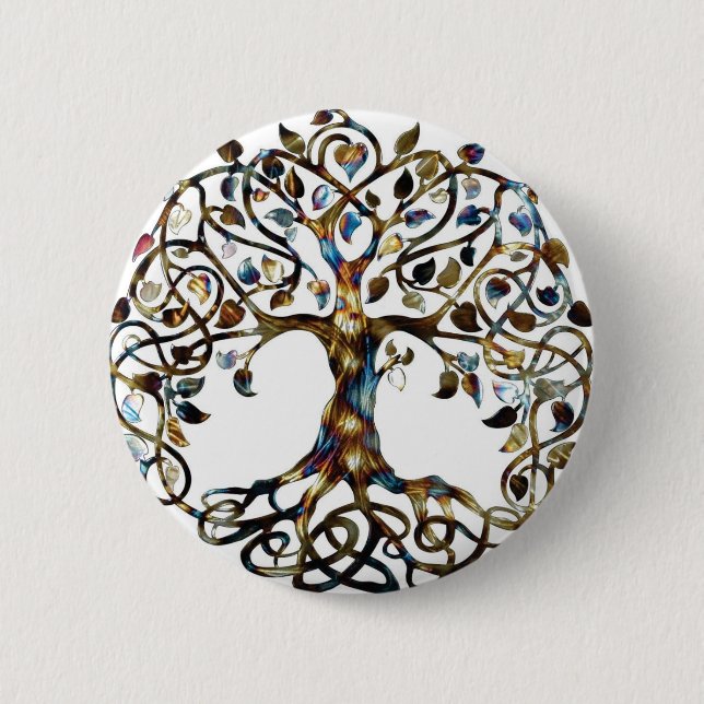 Living Tree 6 Cm Round Badge (Front)