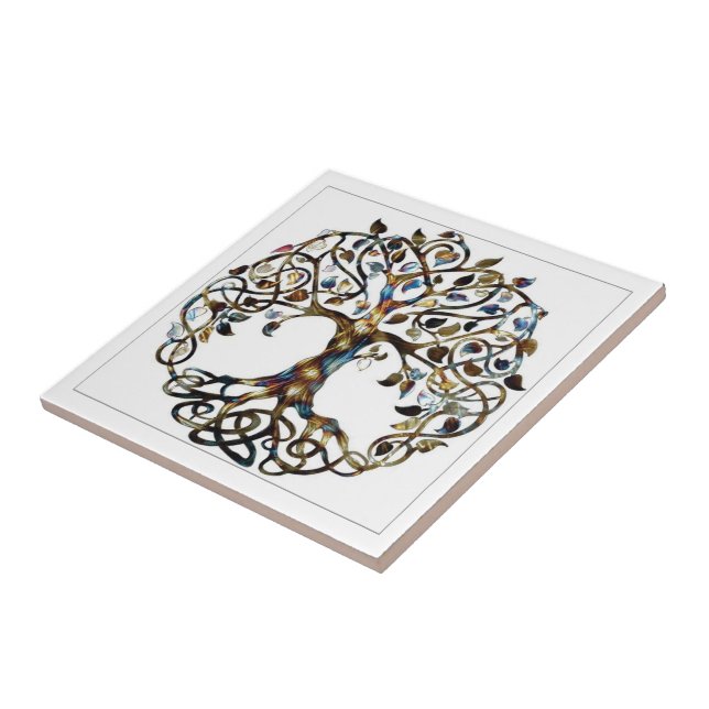 Living Tree Ceramic Tile (Side)