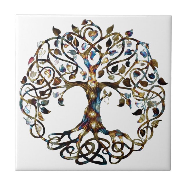 Living Tree Ceramic Tile (Front)