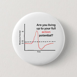 Living Up To Your Full Potential 6 Cm Round Badge