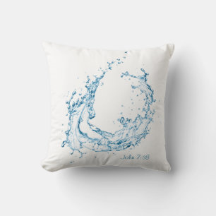 Living Water Throw Pillow